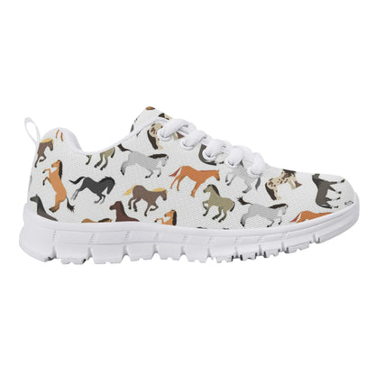 Horse Lover Kid's Running Shoes