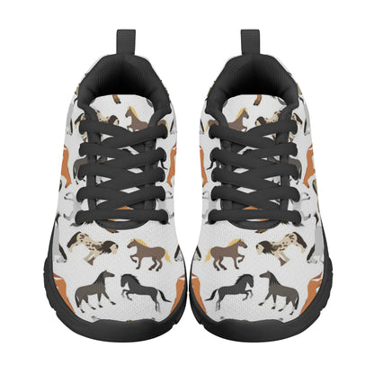 Horse Lover Kid's Running Shoes