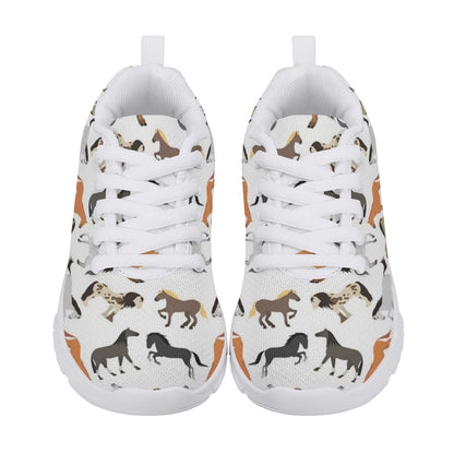 Horse Lover Kid's Running Shoes
