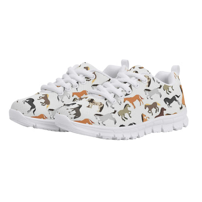 Horse Lover Kid's Running Shoes