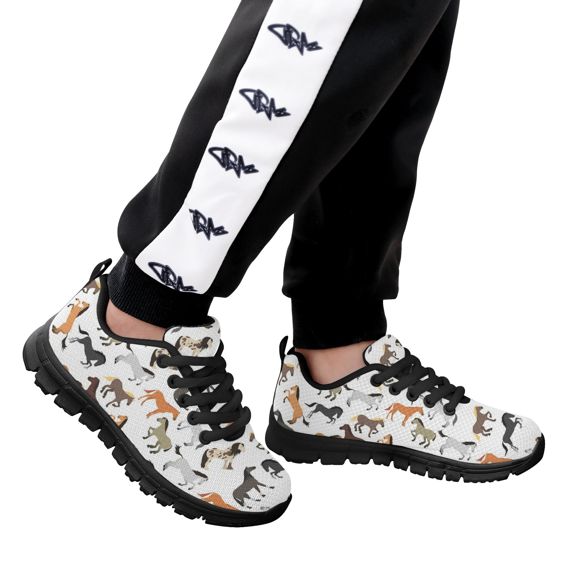 Horse Lover Kid's Running Shoes