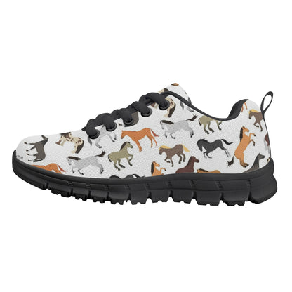 Horse Lover Kid's Running Shoes
