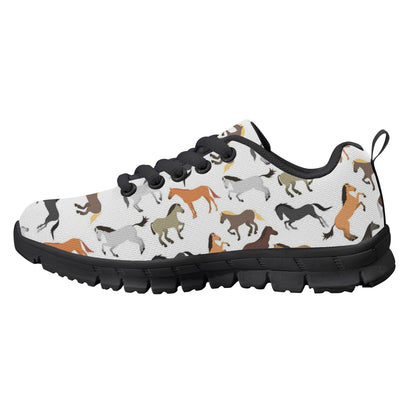 Horse Lover Kid's Running Shoes