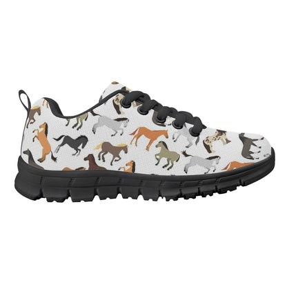 Horse Lover Kid's Running Shoes