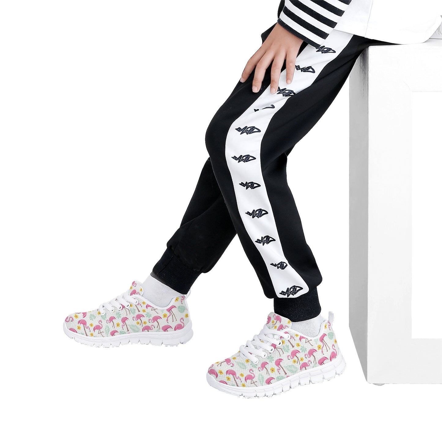 Pink Flamingo Kid's Running Shoes