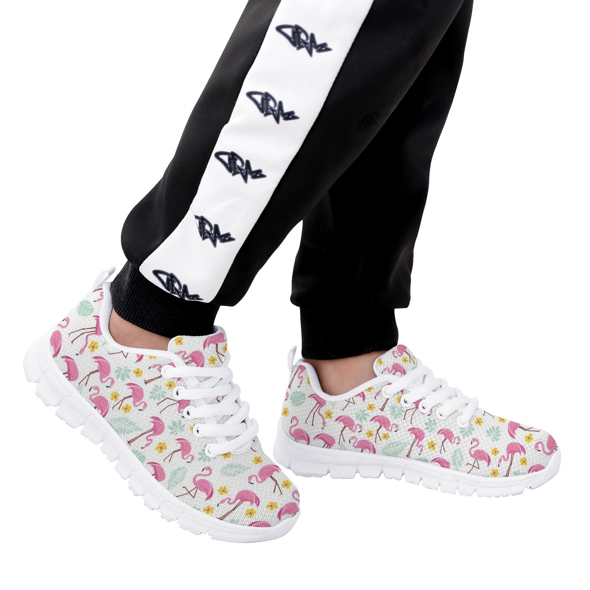 Pink Flamingo Kid's Running Shoes