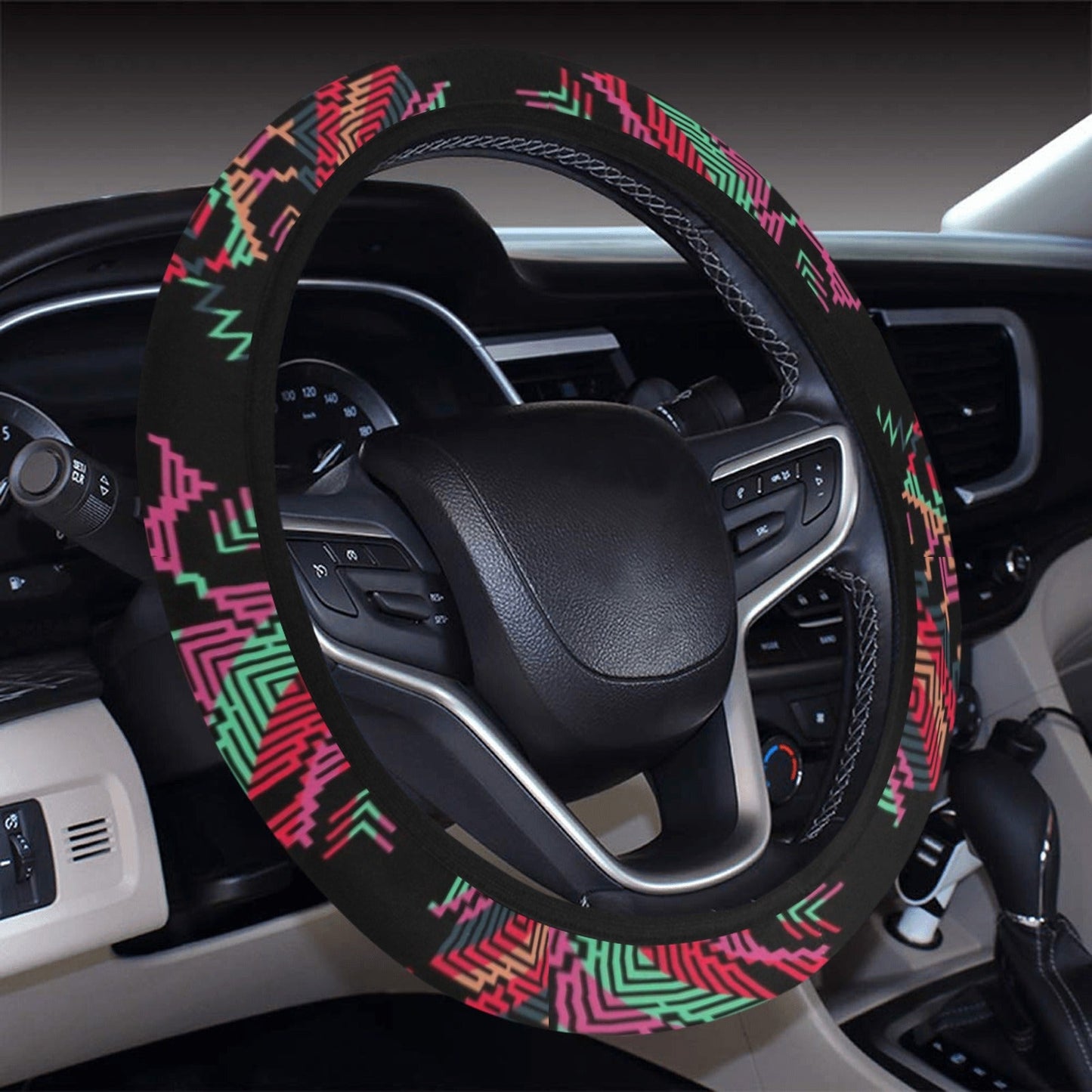 Ethnic Tribal Steering Wheel Cover