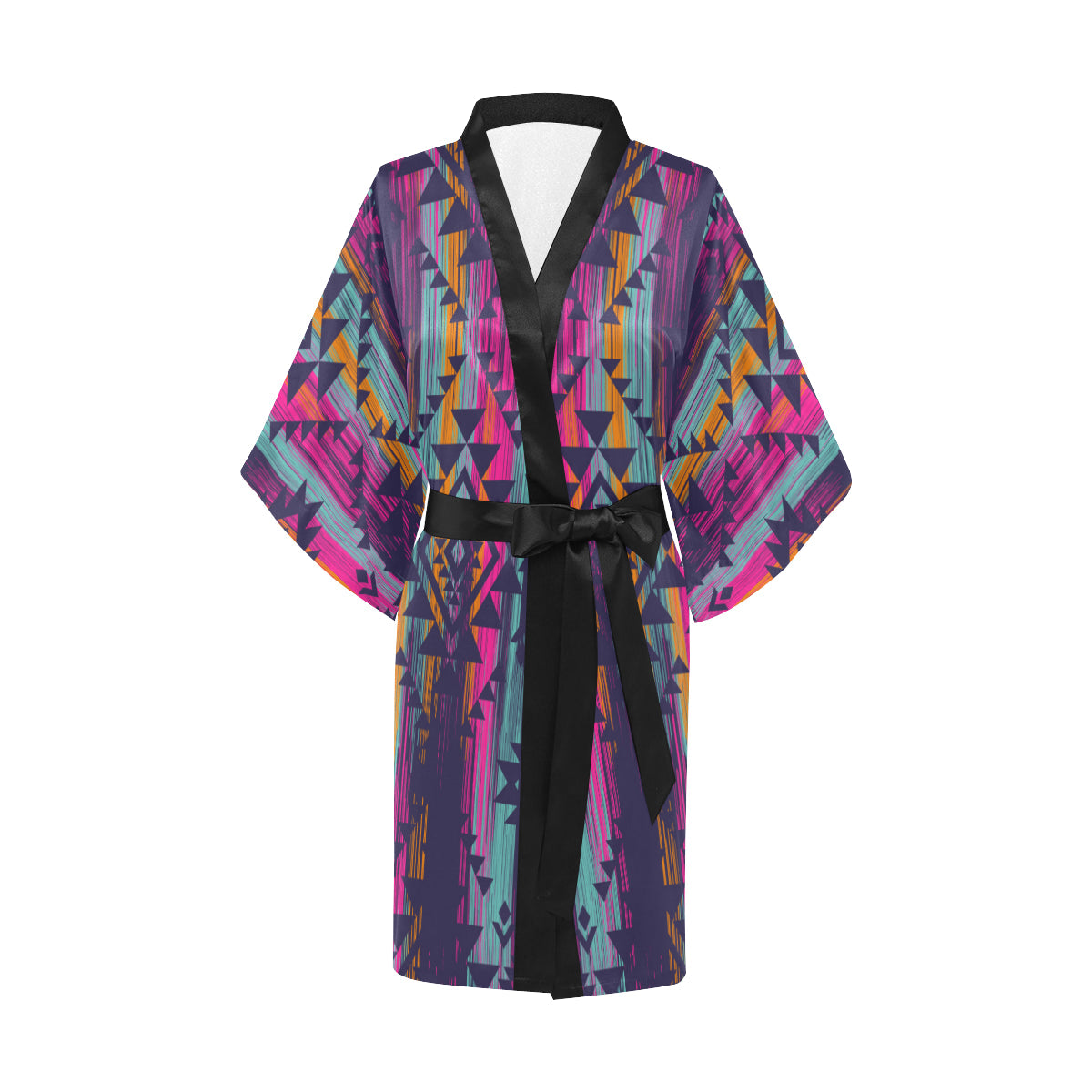 Colorful Boho Chic Aztec Kimono Robe