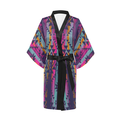 Colorful Boho Chic Aztec Kimono Robe
