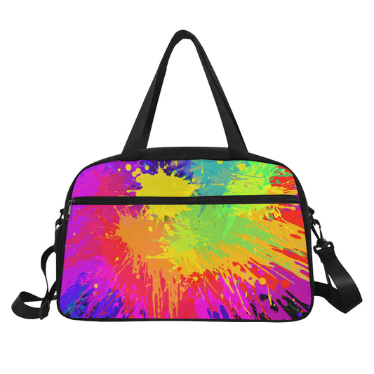 Colorful Paint Splatter Abstract Art Fitness
