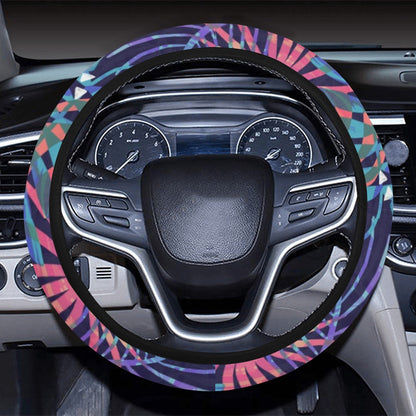Colorful Plants Steering Wheel Cover