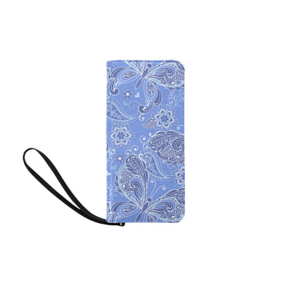 Purple butterflies Decor Clutch Purse