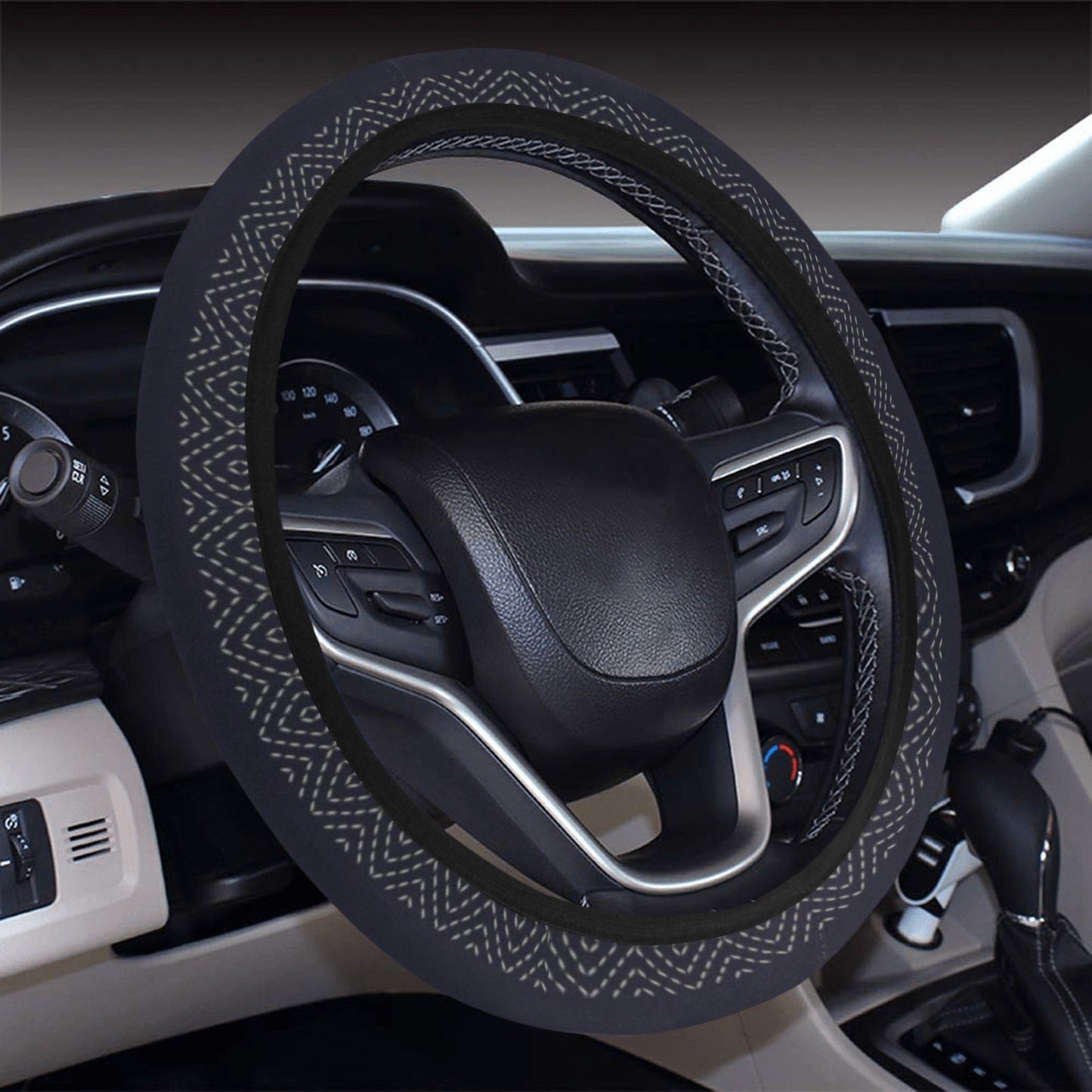 Classy Stripes Steering Wheel Cover