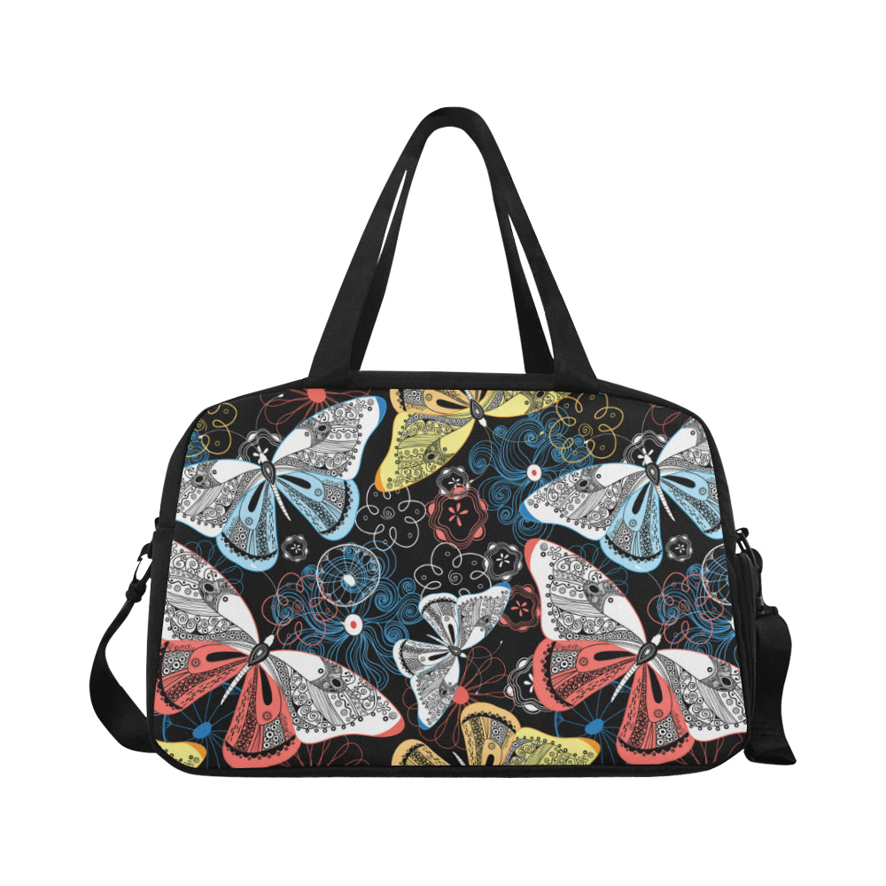 Colorful Butterflies Fitness Bag Fitness
