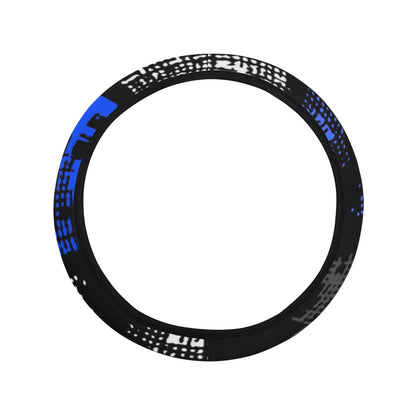 Abstract Blocks Steering Wheel Cover