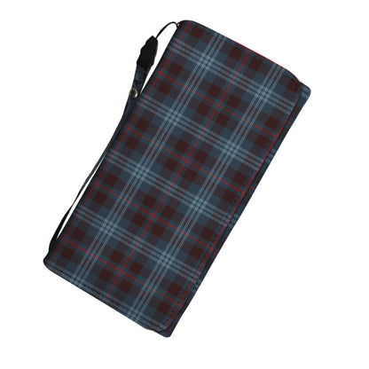 Blue Plaid Womens Wallet