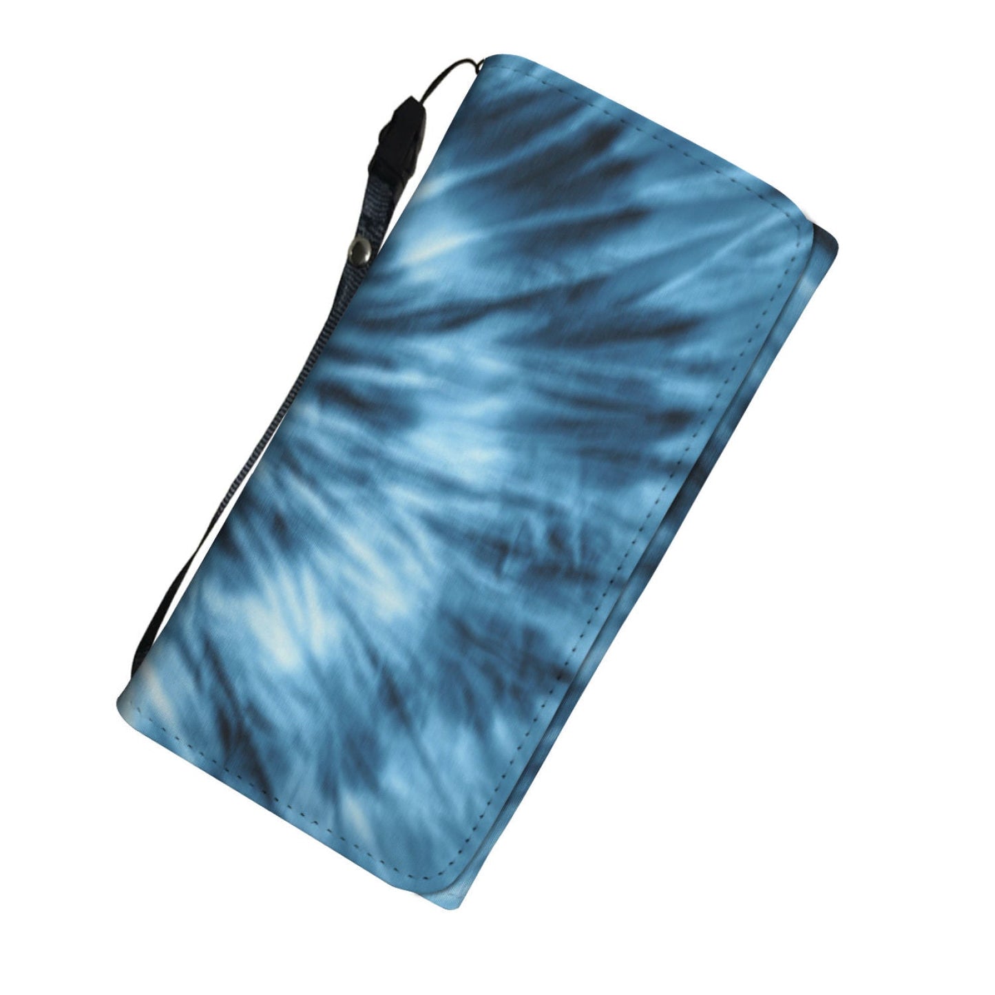 Blue Tie Dye Womens Wallet