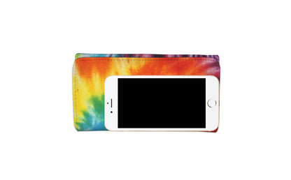 Colorful Tie Dye Abstract Art Womens Wallet