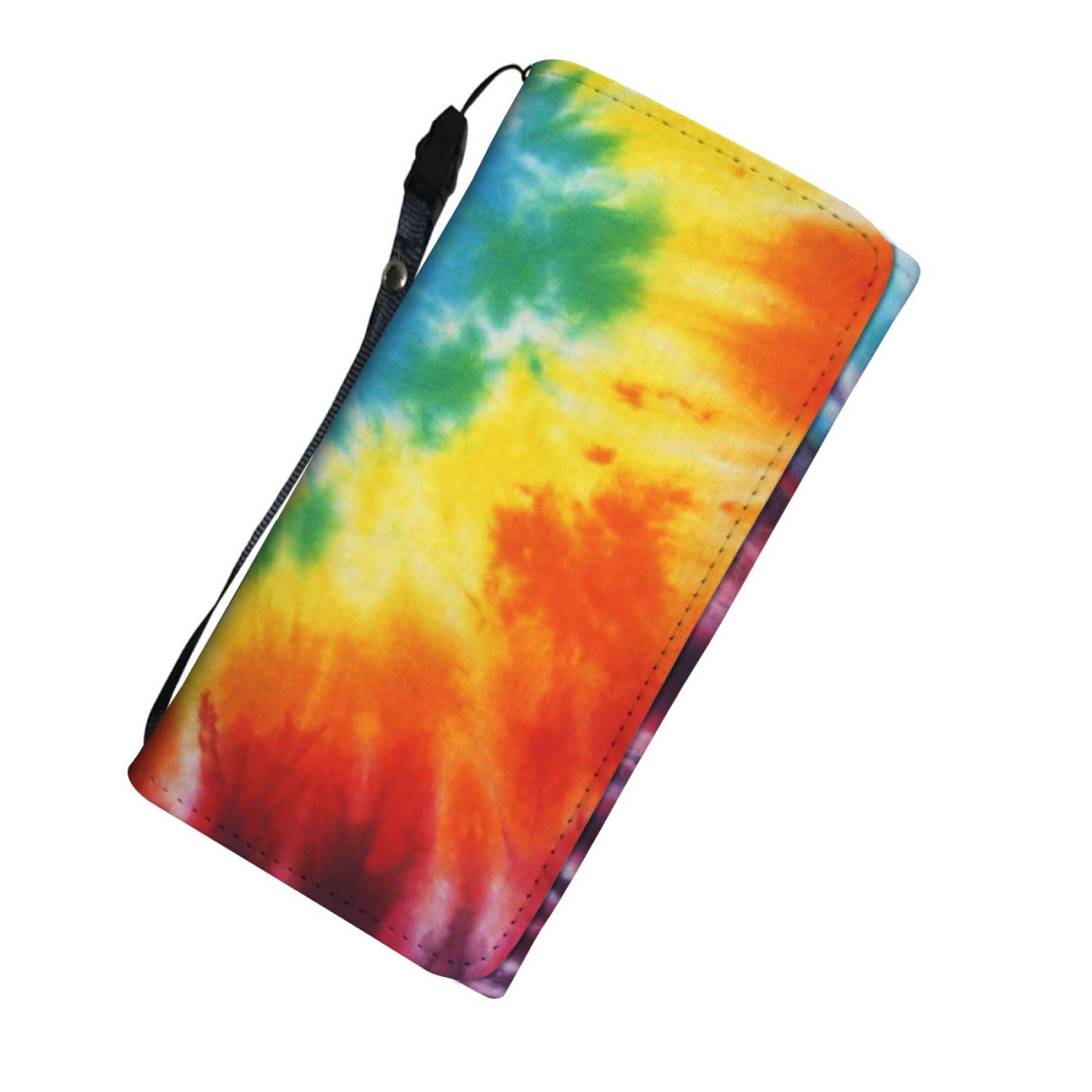 Colorful Tie Dye Abstract Art Womens Wallet