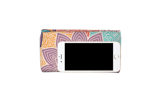Colorful Floral Mandalas Womens Wallet