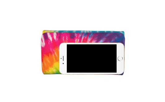 Colorful Tie Dye Spiral Womens Wallet