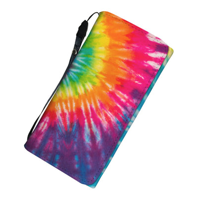 Colorful Tie Dye Spiral Womens Wallet