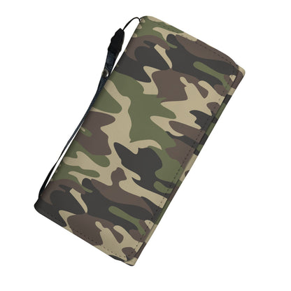 Army Green Camouflage Womens Wallet