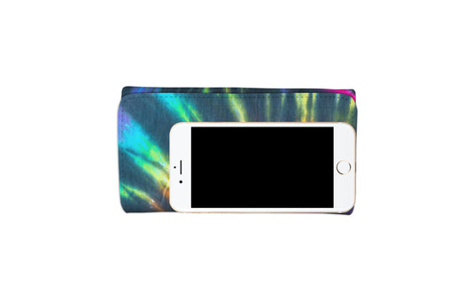 Colorful Neon Tie Dye Womens Wallet