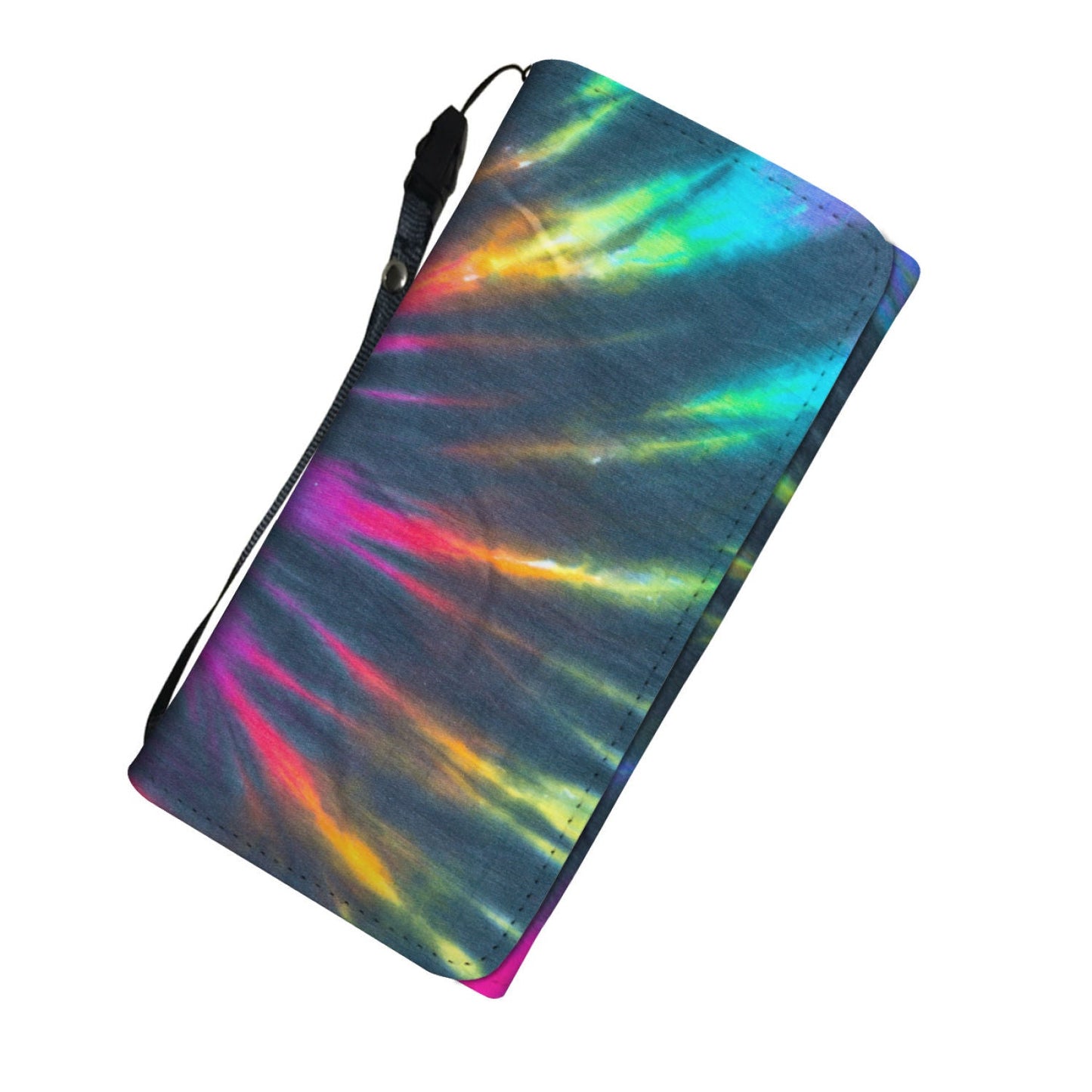 Colorful Neon Tie Dye Womens Wallet