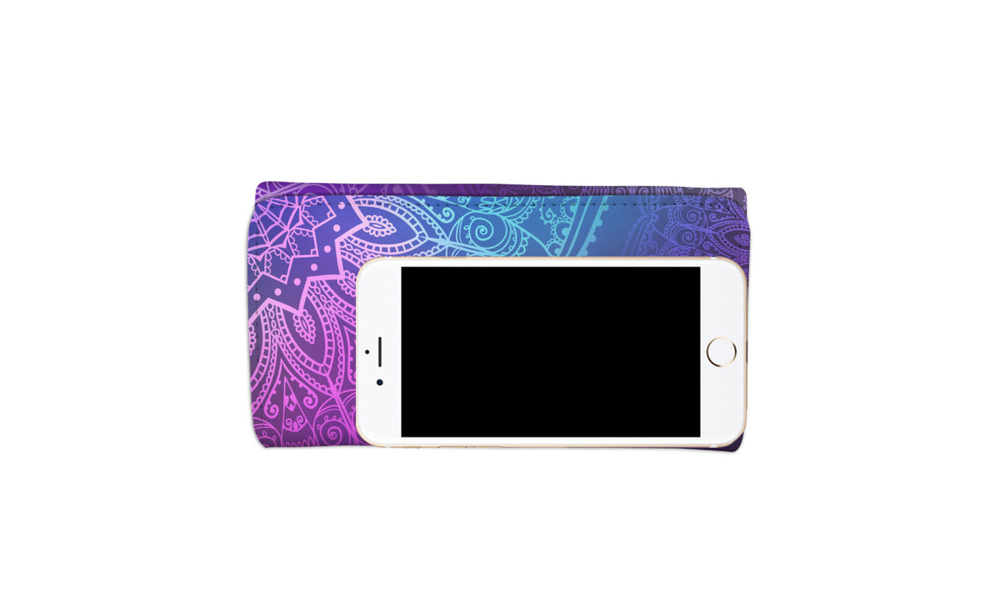 Purple Mandalas Womens Wallet