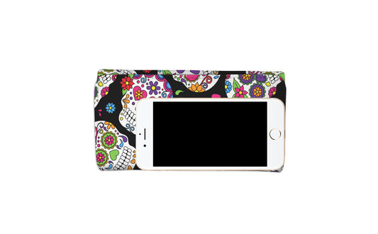 Colorful Sugar Skulls Womens Wallet