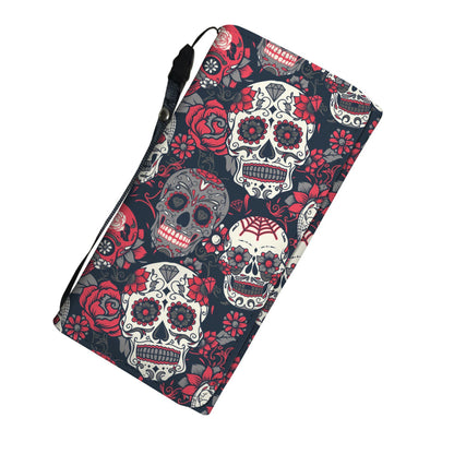 Sugar Skulls & Roses Womens Wallet
