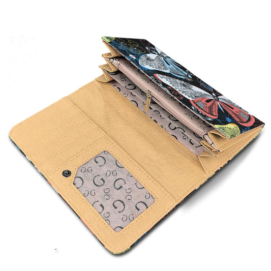 Colorful Butterflies Decor Womens Wallet
