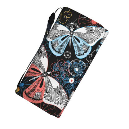 Colorful Butterflies Decor Womens Wallet