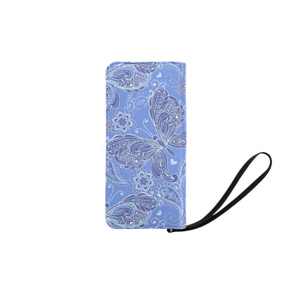 Purple butterflies Decor Clutch Purse