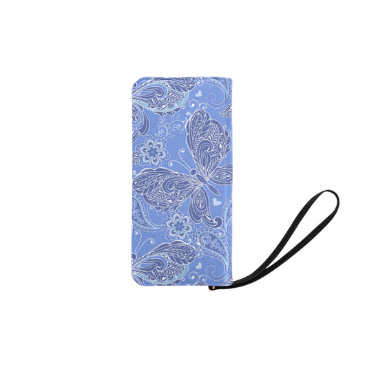 Purple butterflies Decor Clutch Purse