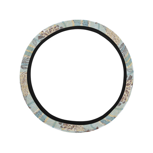 Floral Plaid Steering Wheel Cover