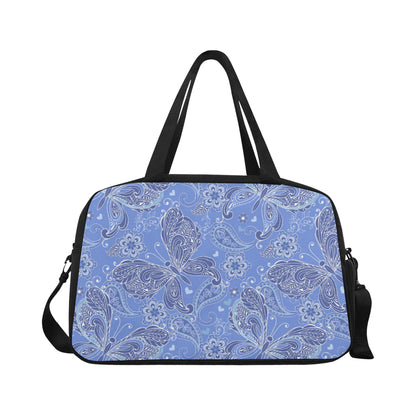 Purple Butterflies Decor Fitness Bag Fitness