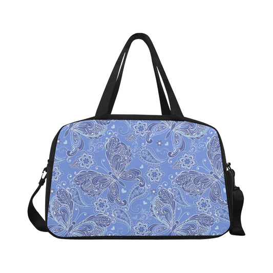 Purple Butterflies Decor Fitness Bag Fitness