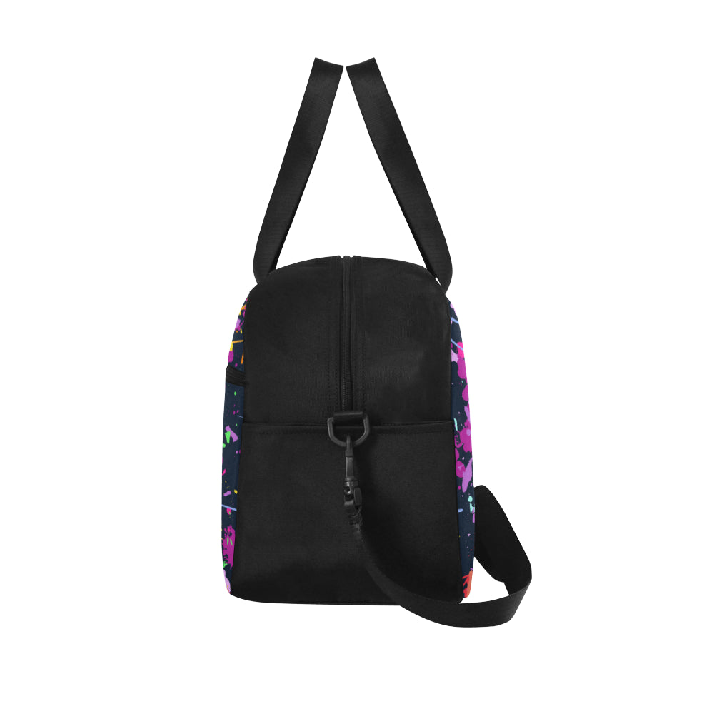 Colorful Paint Drip Abstract Art Fitness Bag Fitness
