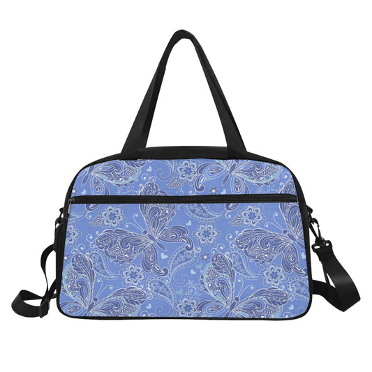 Purple Butterflies Decor Fitness Bag Fitness