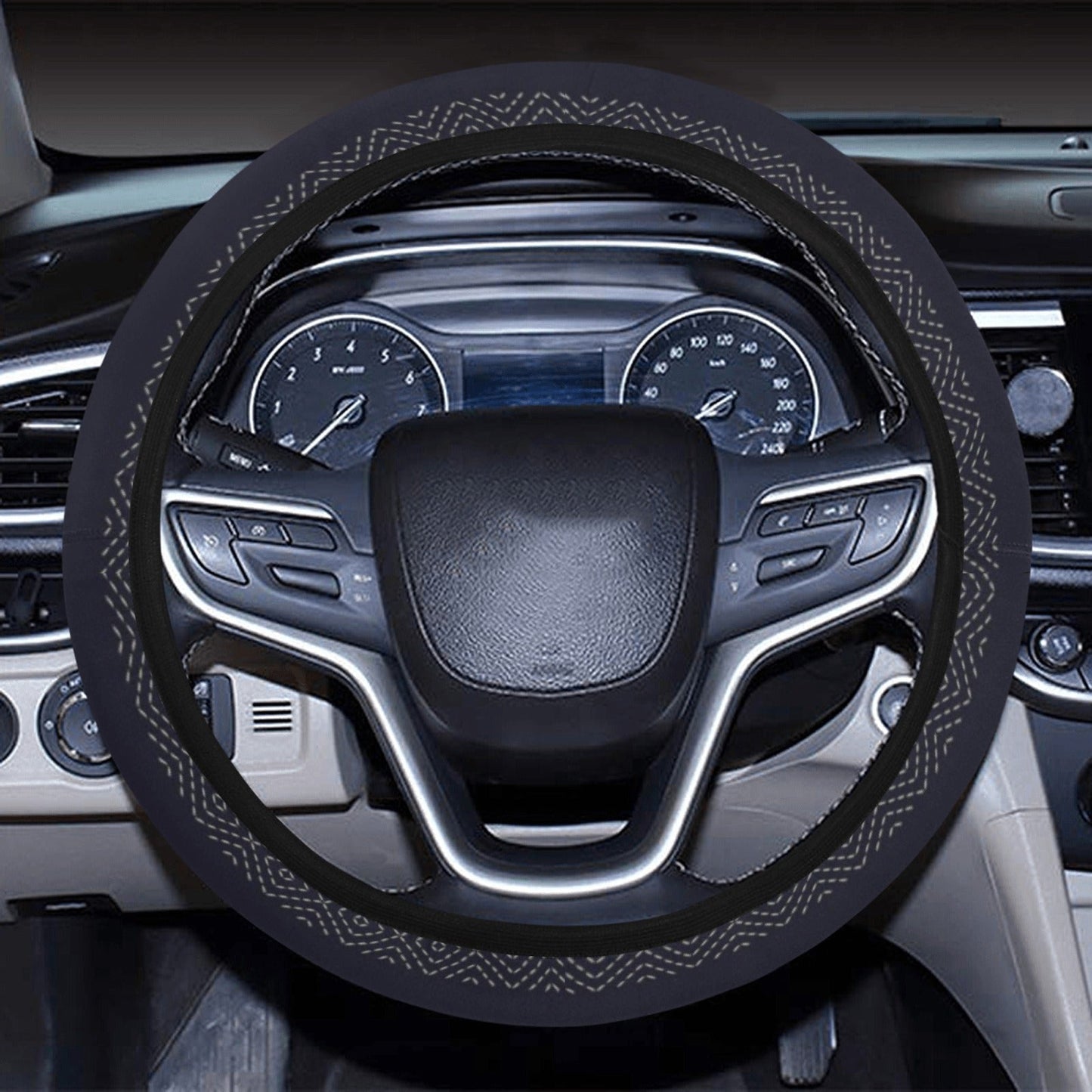 Classy Stripes Steering Wheel Cover