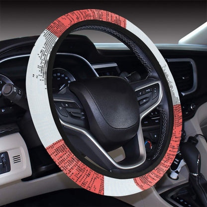 Abstract Blocks Steering Wheel Cover