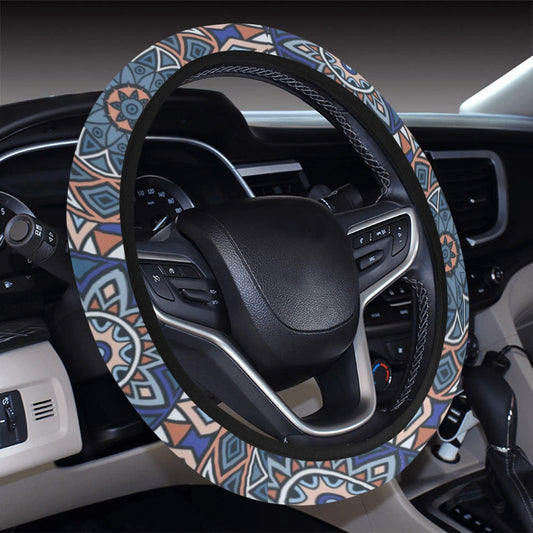 Mandalas Steering Wheel Cover