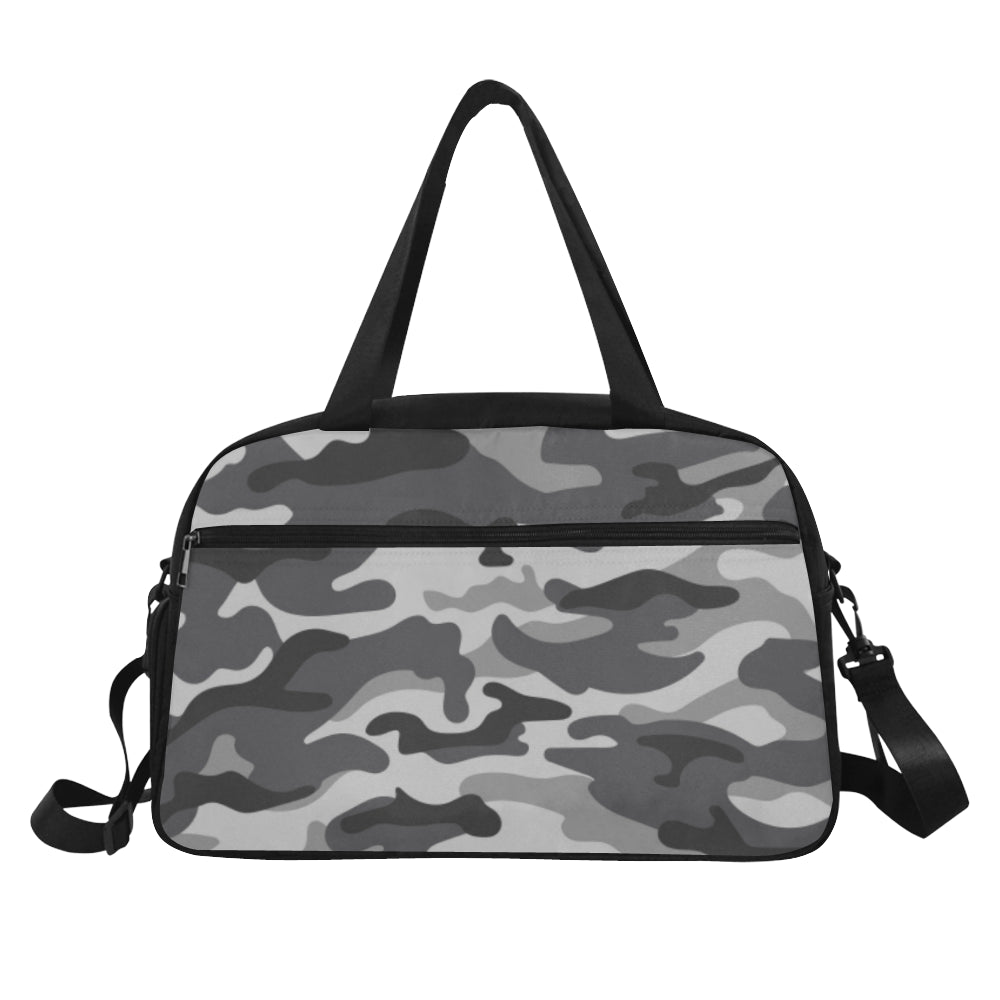 Grey Camouflage Fitness Bag Fitness