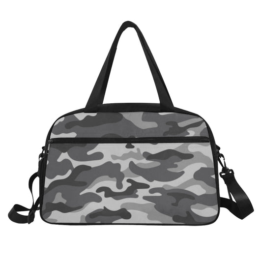 Grey Camouflage Fitness Bag Fitness