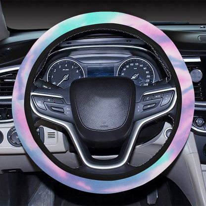 Pink Tie Dye Steering Wheel Cover