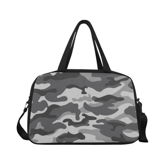 Grey Camouflage Fitness Bag Fitness