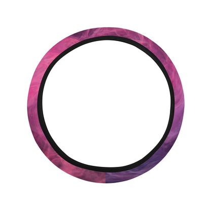 Pink Smoke Steering Wheel Cover