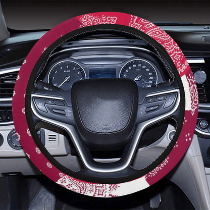 Bandana Patchwork Steering Wheel Cover